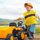 Pilsan 07 318 Active Pedal Operated Tractor With Loader And Trailer - საბავშვო ტრაქტორი მისაბმელით, 4 image