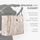KikkaBoo Mama bag Florence Secret Garden Beige დედის ჩანთა, 6 image