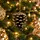 Midnight Golden Pinecone Hanging Decoration - ნაძვის ხის სათამაშო