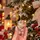 Golden Hearts Cherub Hanging Decoration - ნაძვის ხის სათამაშო