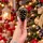 Midnight Golden Pinecone Hanging Decoration - ნაძვის ხის სათამაშო, 2 image