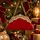 Scarlet Velvet Elegance Hanging Decoration - ნაძვის ხის სათამაშო, 2 image