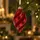 Ruby Velvet Drop Hanging Decoration - ნაძვის ხის სათამაშო