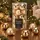Golden Gala Bauble Hanging Decoration Set 20 pcs 6 cm - ნაძვის ხის სათამაშოების ნაკრები