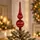 Ruby Regal Spire Christmas Decoration - ნაძვის ხის წვეტის დეკორაცია