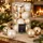Ivory Reverie Hanging Decoration Set 16 pcs 8 cm - ნაძვის ხის სათამაშო