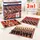 Board Game 3 in 1 Chess Checkers Backgammon - სამაგიდო თამაშების ნაკრები
