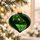 Emerald Velvet Whirl Hanging Decoration - ნაძვის ხის სათამაშო