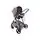 KikkaBoo UGO Dark Grey Melange 4in1 საბავშვო ეტლის კომპლექტი, 7 image