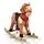 Cangaroo Plush rocking horse Chipper coffee WJ-302 ფუმფულა სარწეველა ცხენი