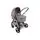 KikkaBoo UGO Dark Grey Melange 4in1 საბავშვო ეტლის კომპლექტი, 8 image