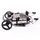 KikkaBoo UGO Melange Beige 4in1 საბავშვო ეტლის კომპლექტი, 8 image