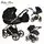 Baby Merc Faster 3 L/143 საბავშვო ეტლის 2x1 ეტლის კომპლექტი