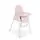 KikkaBoo Creamy 2in1 Pink საკვები სკამ-მაგიდა