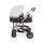 KikkaBoo Amaia Light Grey საბავშვო ეტლის 3x1 კომპლექტი, 9 image