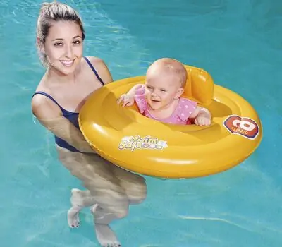 Bestway 32096 Wondersplash Round 3-Ring Baby Boat - გასაბერი კამერა, 6 image