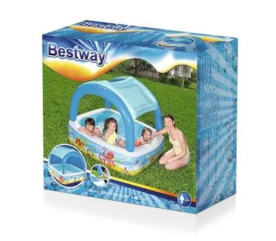 Bestway 52192 Beach Buddy Shaded Play Pool - გასაბერი აუზი, 8 image