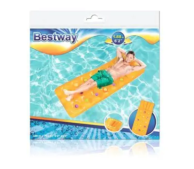 Bestway 43014 Summer Colors Floating Mat - გასაბერი ლეიბი, 5 image