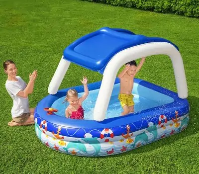 Bestway 54370 Sea Captain Shaded Family Pool - გასაბერი აუზი, 6 image