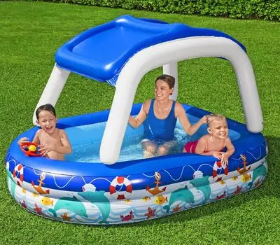 Bestway 54370 Sea Captain Shaded Family Pool - გასაბერი აუზი, 2 image