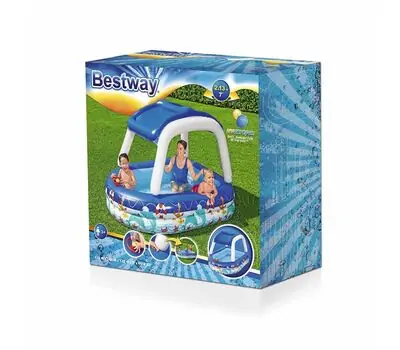 Bestway 54370 Sea Captain Shaded Family Pool - გასაბერი აუზი, 11 image