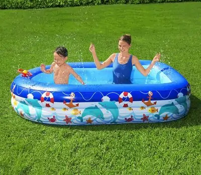 Bestway 54370 Sea Captain Shaded Family Pool - გასაბერი აუზი, 10 image