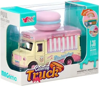 Macarons Pull Back Truck - სათამაშო მექანიკური მანქანა, 3 image