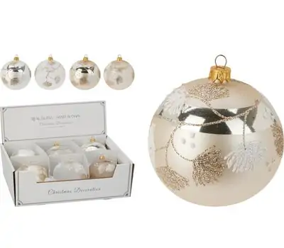 Glass Christmas Ball Hanging Decoration - ნაძვის ხის სათამაშო