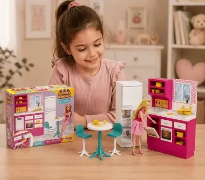 Dede Linda's Kitchen Set 03665 სათამაშო სამზარეულოს ნაკრები