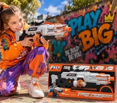 Sniper Foam Bullet Gun - სათამაშო სნაიპერის თოფი