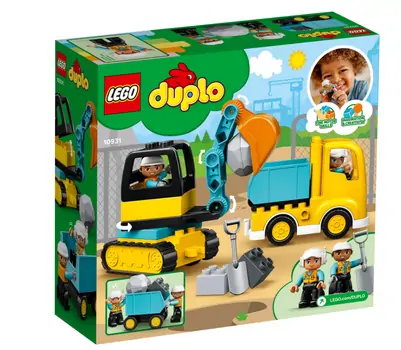 LEGO DUPLO 10931 Truck & Tracked Excavator, 6 image