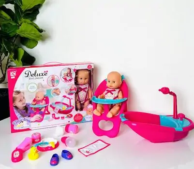 Moni Toys doll 8682 სათამაშო თოჯინა აქსესუარებით