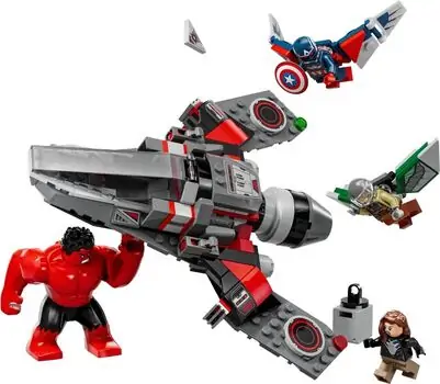 Lego Super Heroes 76292 Captain America vs. Red Hulk Battle, 2 image