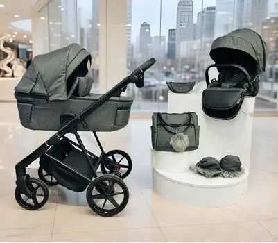 Adamex Vasco 3 in 1 Stroller TK57 TIP - საბავშვო ეტლის კომპლექტი