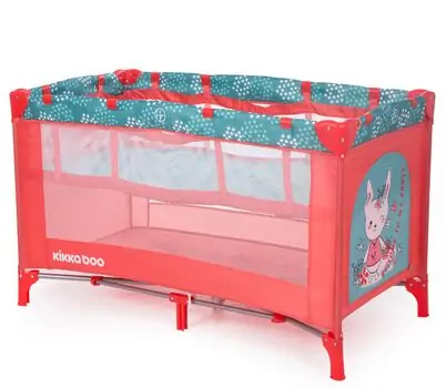 KikkaBoo Pyjama Party Kitty's 2 levels საწოლ-მანეჟი