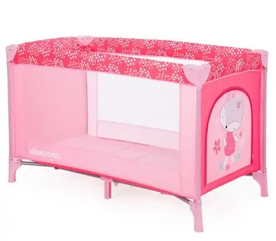 KikkaBoo Pyjama Party Pink Fox ერთ დონიანი მანეჟი