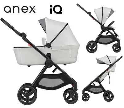 Anex IQ 3x1 Pastel საბავშვო ეტლის კომპლექტი