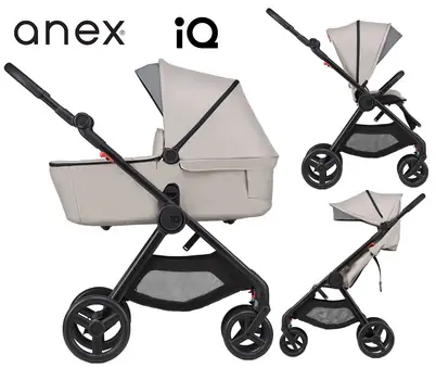 Anex IQ 3x1 Vintage საბავშვო ეტლის კომპლექტი