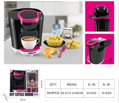 My Little Home coffee maker სათამაშო ყავის აპარატი, 4 image