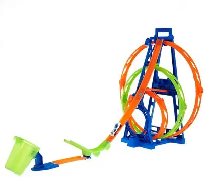 Hot Wheels Action Triple Loop Kit - საბავშვო სათამაშო ტრასა