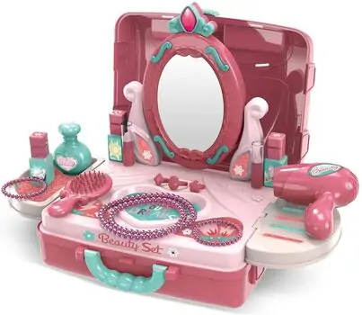 Beauty salon playset in case 008-973A სათამაშო ტრილიაჟი, 3 image