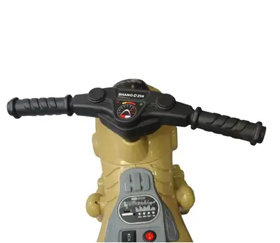 Dinosaur Moto For Kids Coffee - საბავშვო ელექტრო მოტოციკლი, 4 image