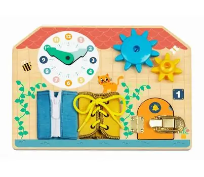 Tooky Toy Busy Board  - ხის განსავითარებელი სათამაშო