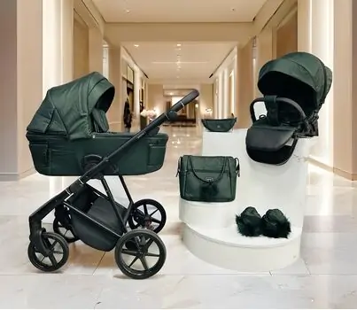 Adamex Vasco 3 in 1 Stroller TK105 - საბავშვო ეტლის კომპლექტი