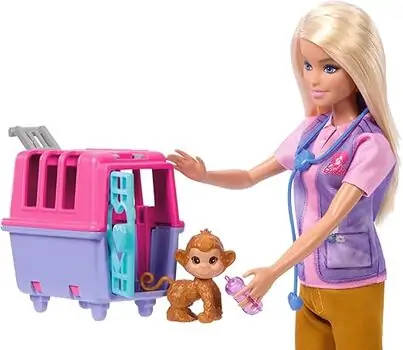 Barbie Animal Rescue with Blonde Doll and Accessories - ბარბის თოჯინა აქსესუარებით, 6 image