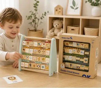 My Forest Friends Double Sided Abacus - ხის განსავითარებელი სათამაშო