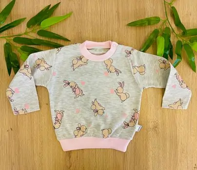 Puan Baby Lovely Bunnies 3904 გრძელ მკლავიანი მაისური