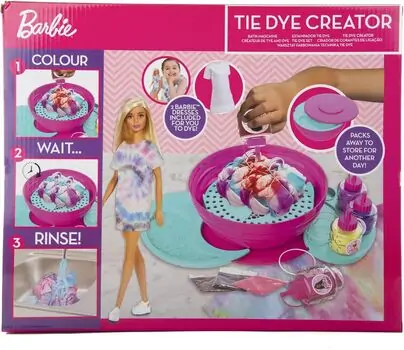Barbie BRB-48 Tie Dye Creator Doll & Dresses  -  ბარბის თოჯინა, 2 image