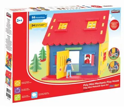Pilsan-ის სათამაშო კონსტრუქტორი 03 481 POLY MINI HOUSE, 4 image