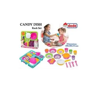 Dede 01169 CANDY DISH RACK SET სათამაშო სამზარეულოს აქსესუარები, 3 image